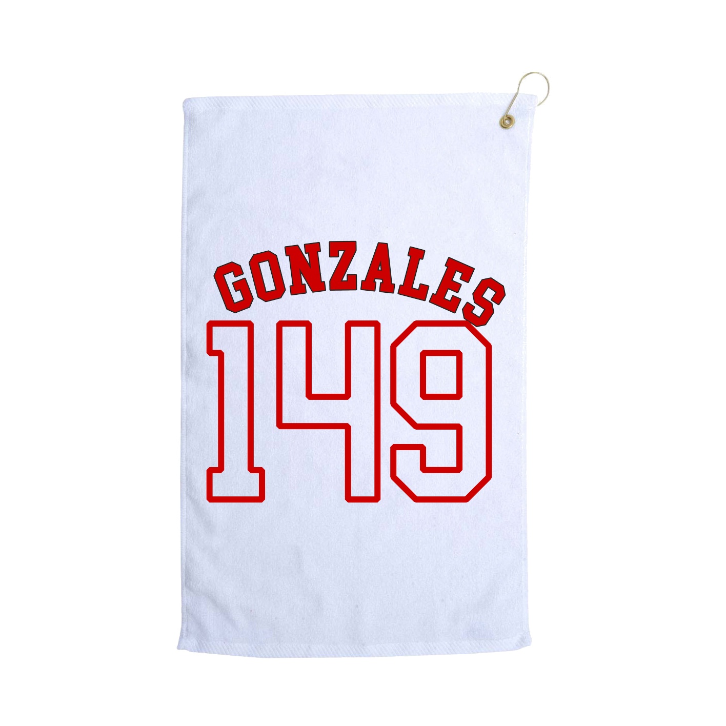 Golf Towel — Shirsey Arch in White