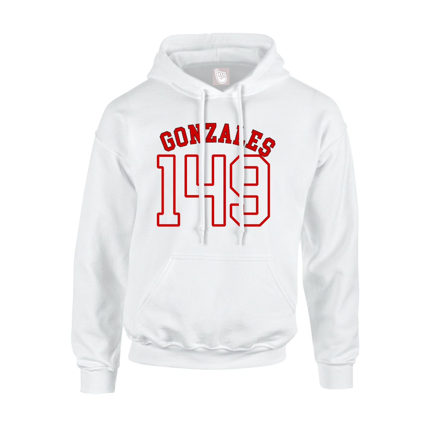 Hoodie — Shirsey Arch in White