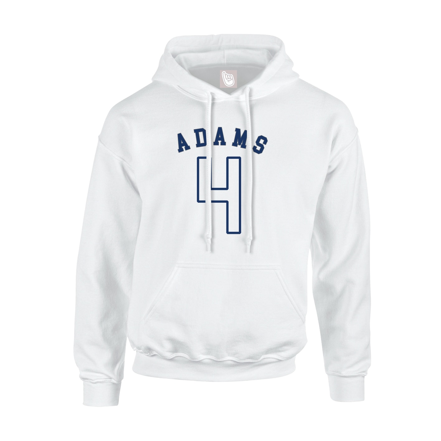 Hoodie — Shirsey Arch in White