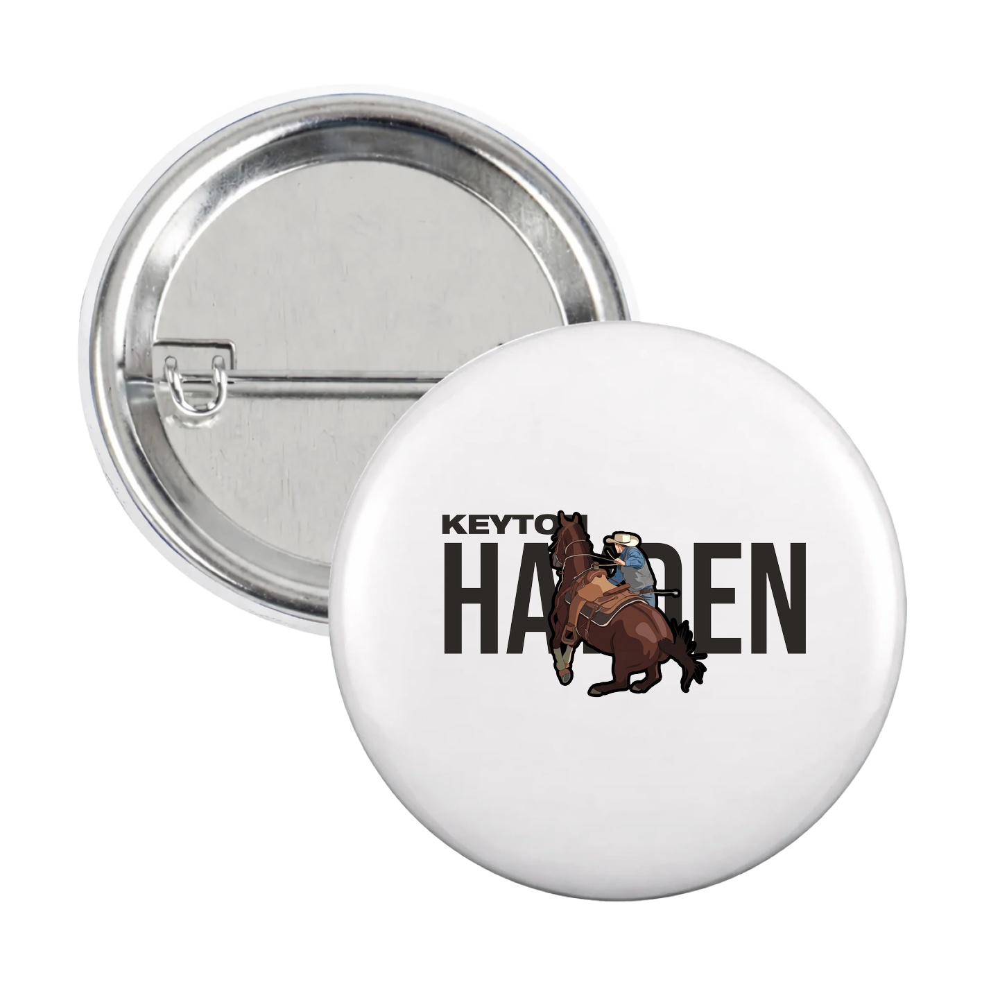 Game Day Button — Player Name in White