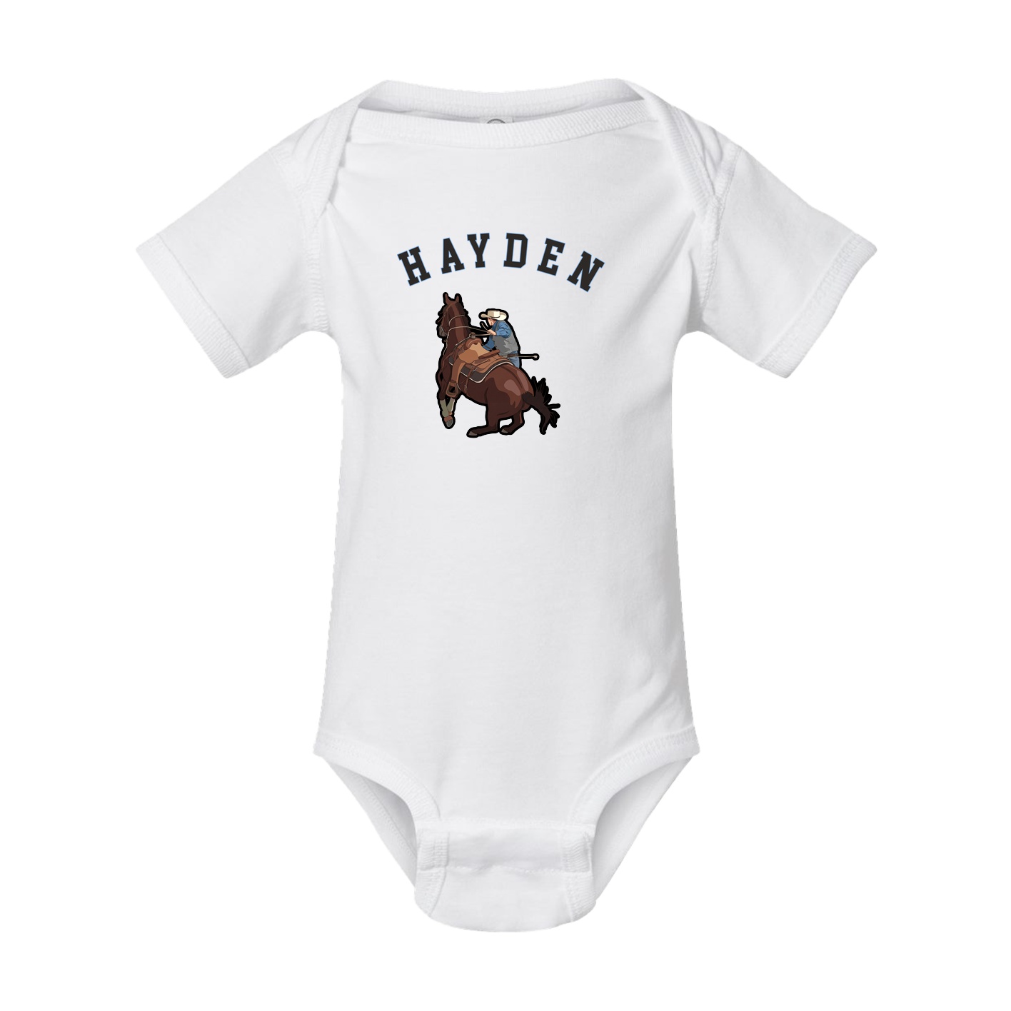 Baby Onesie — Shirsey Arch in White