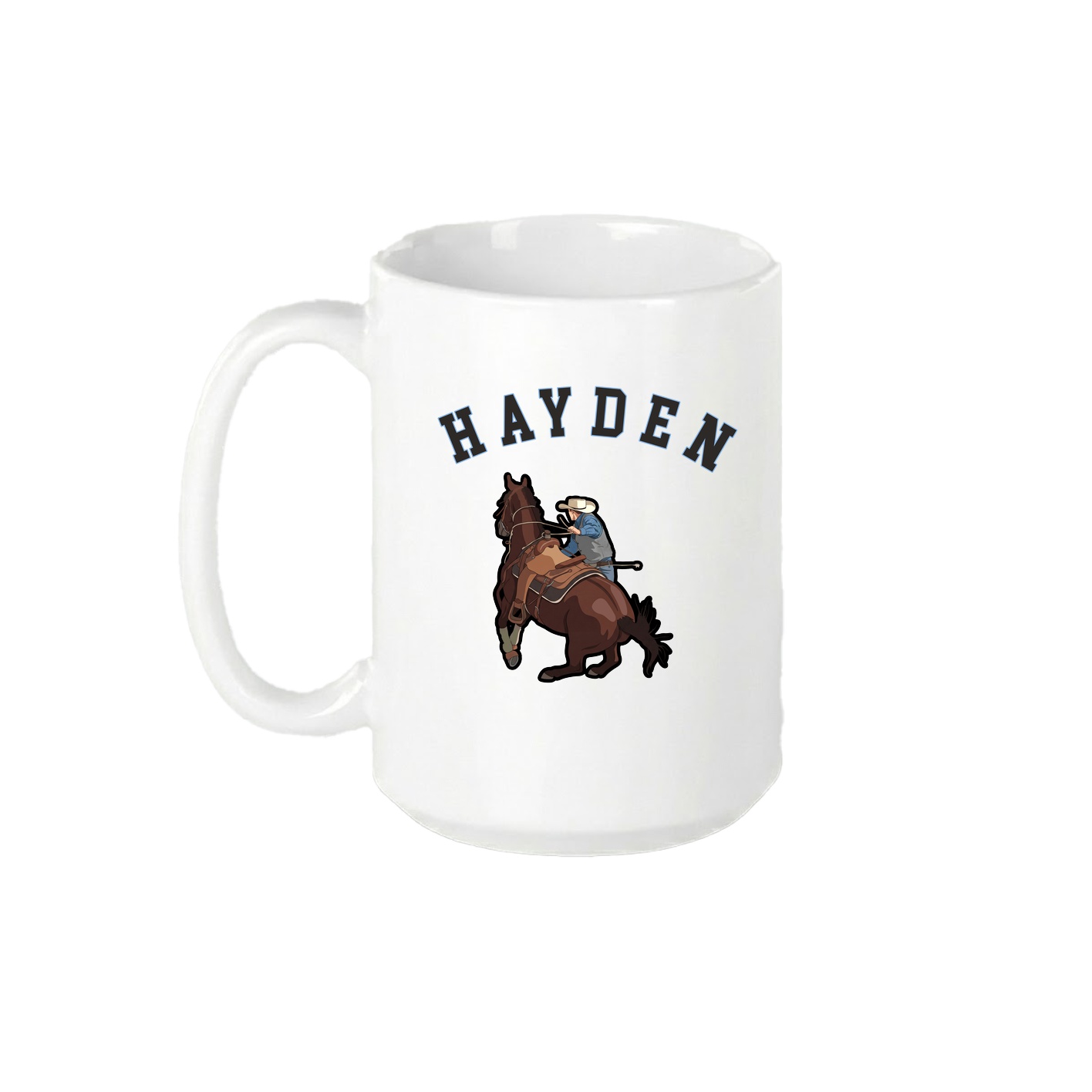 15oz Coffee Mug — Shirsey Arch in White