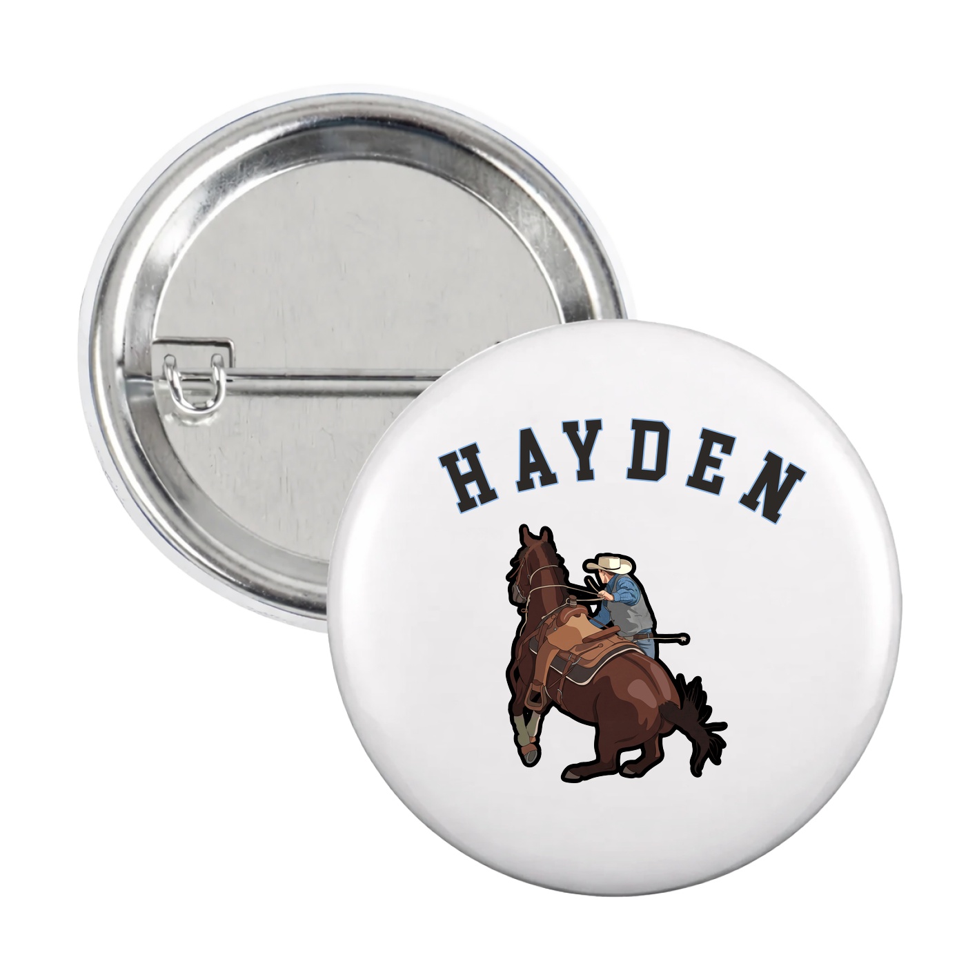 Game Day Button — Shirsey Arch in White