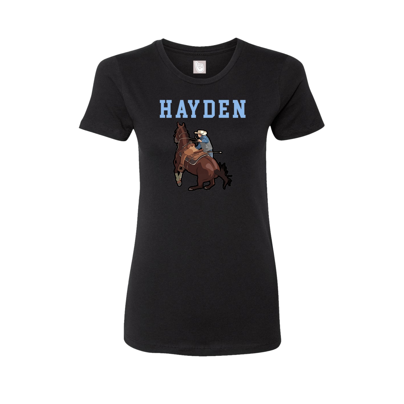 Fitted Women's Tee — Shirsey in Black
