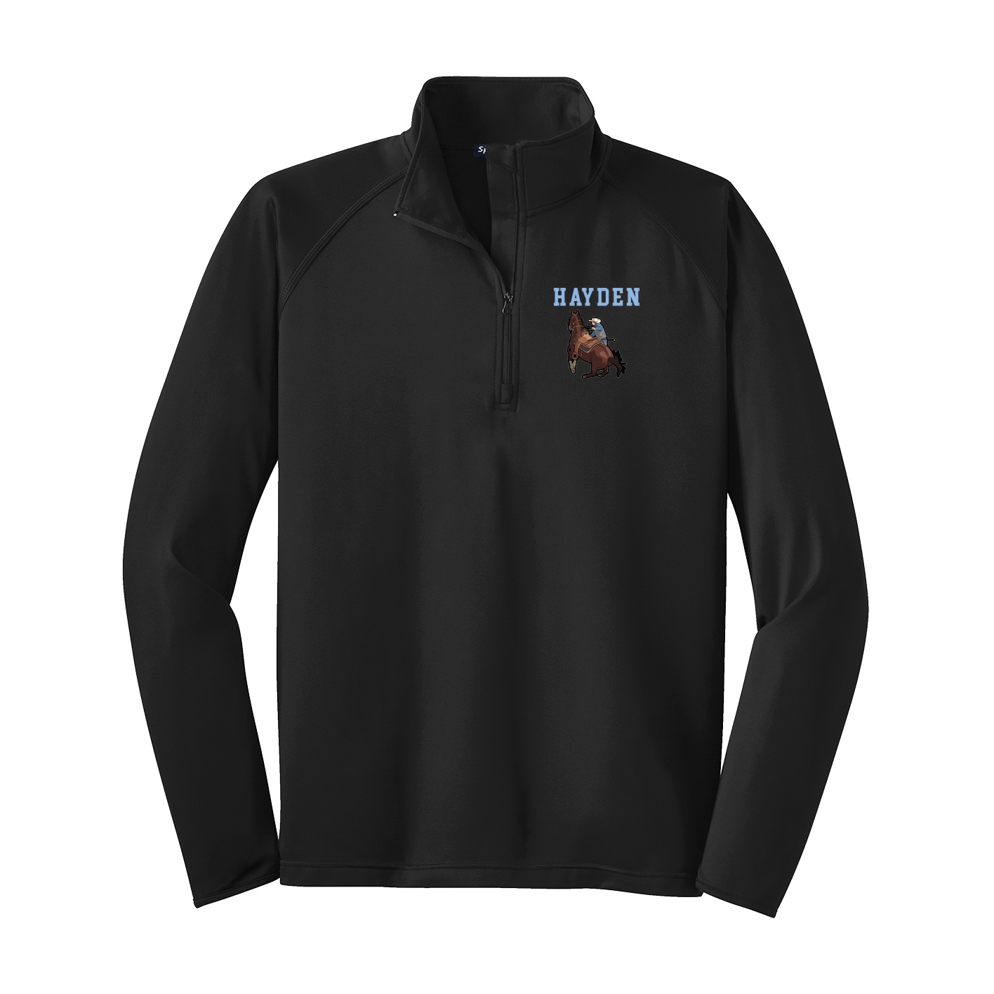 Q-Zip Pullover — Shirsey in Black