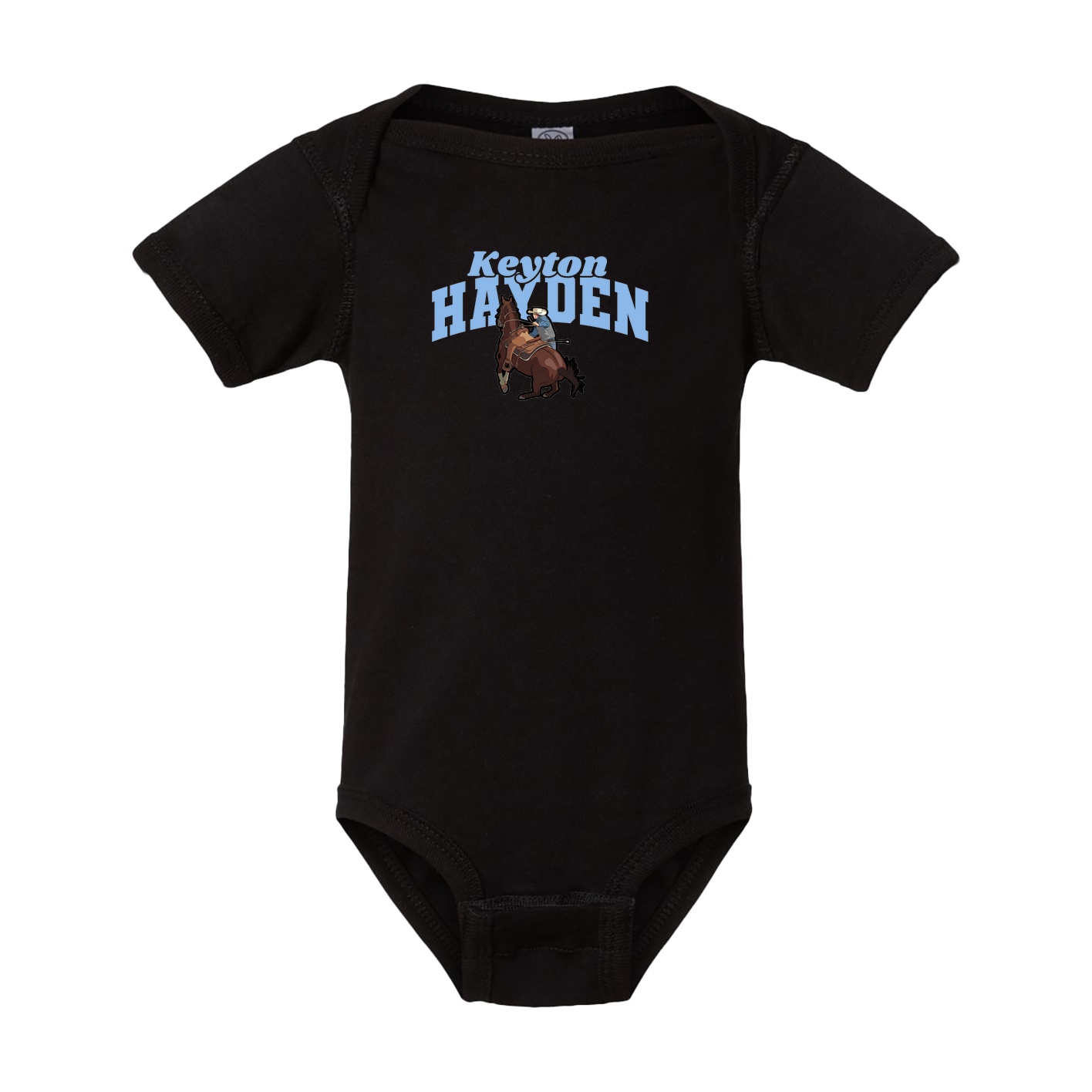 Baby Onesie — Signature Arch in Black
