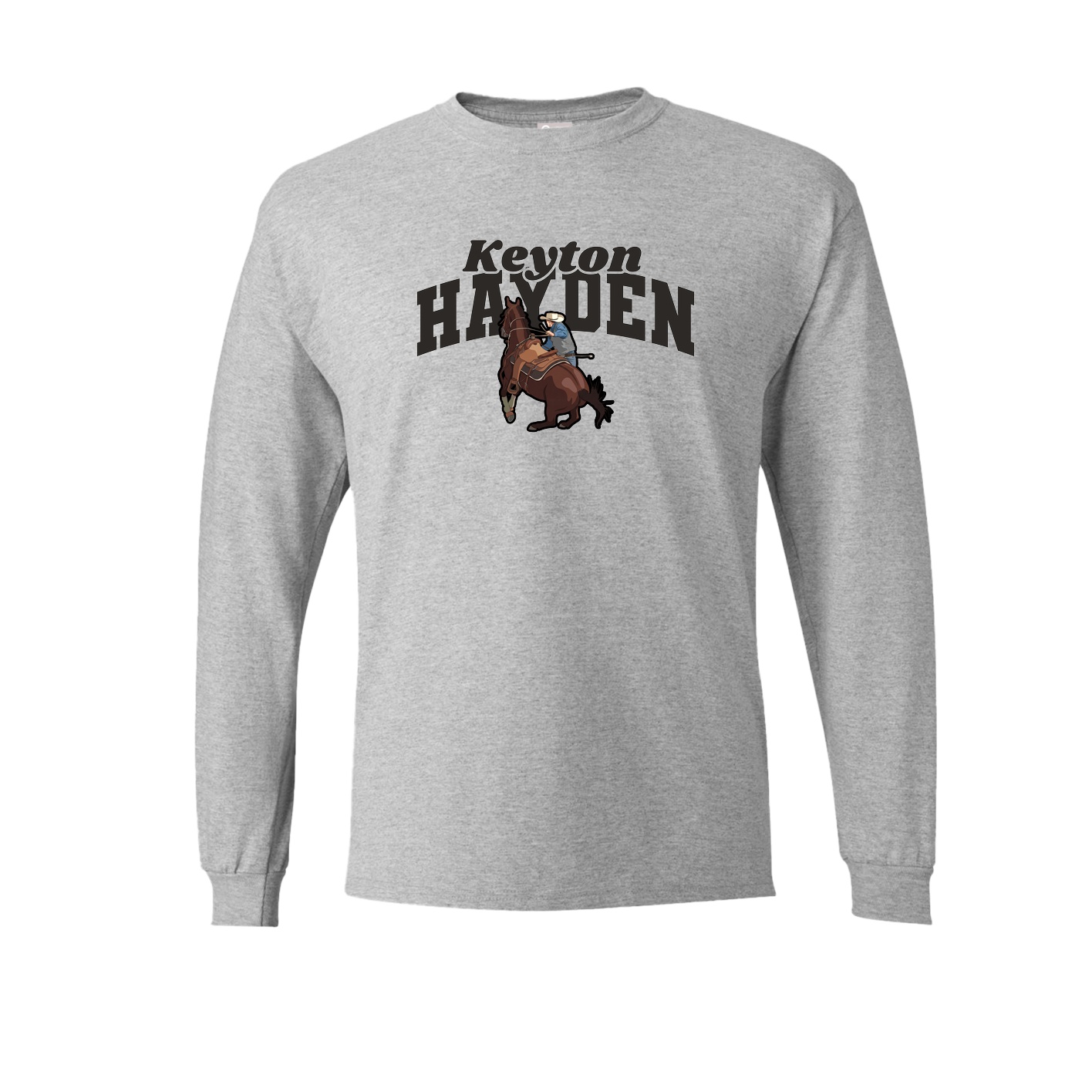 Long Sleeve Tee — Signature Arch in Grey