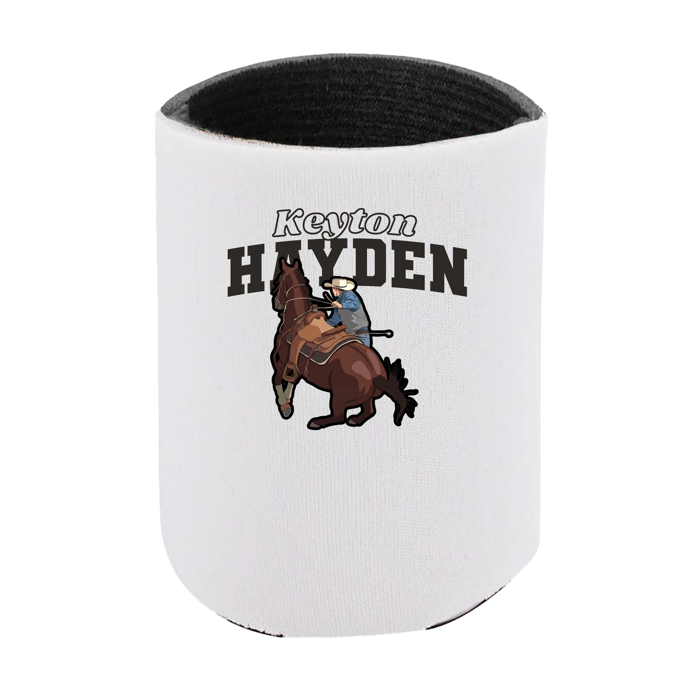Can Holder — Name Arch in White
