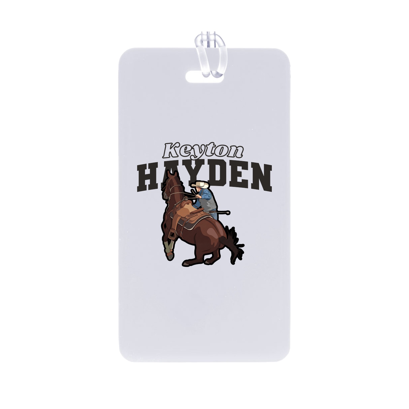 Bag Tag — Name Arch in Classic