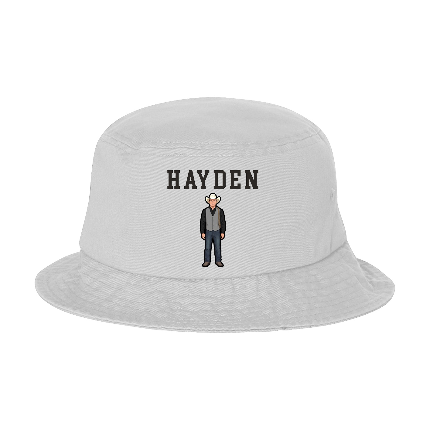 Bucket Cap — Shirsey in White