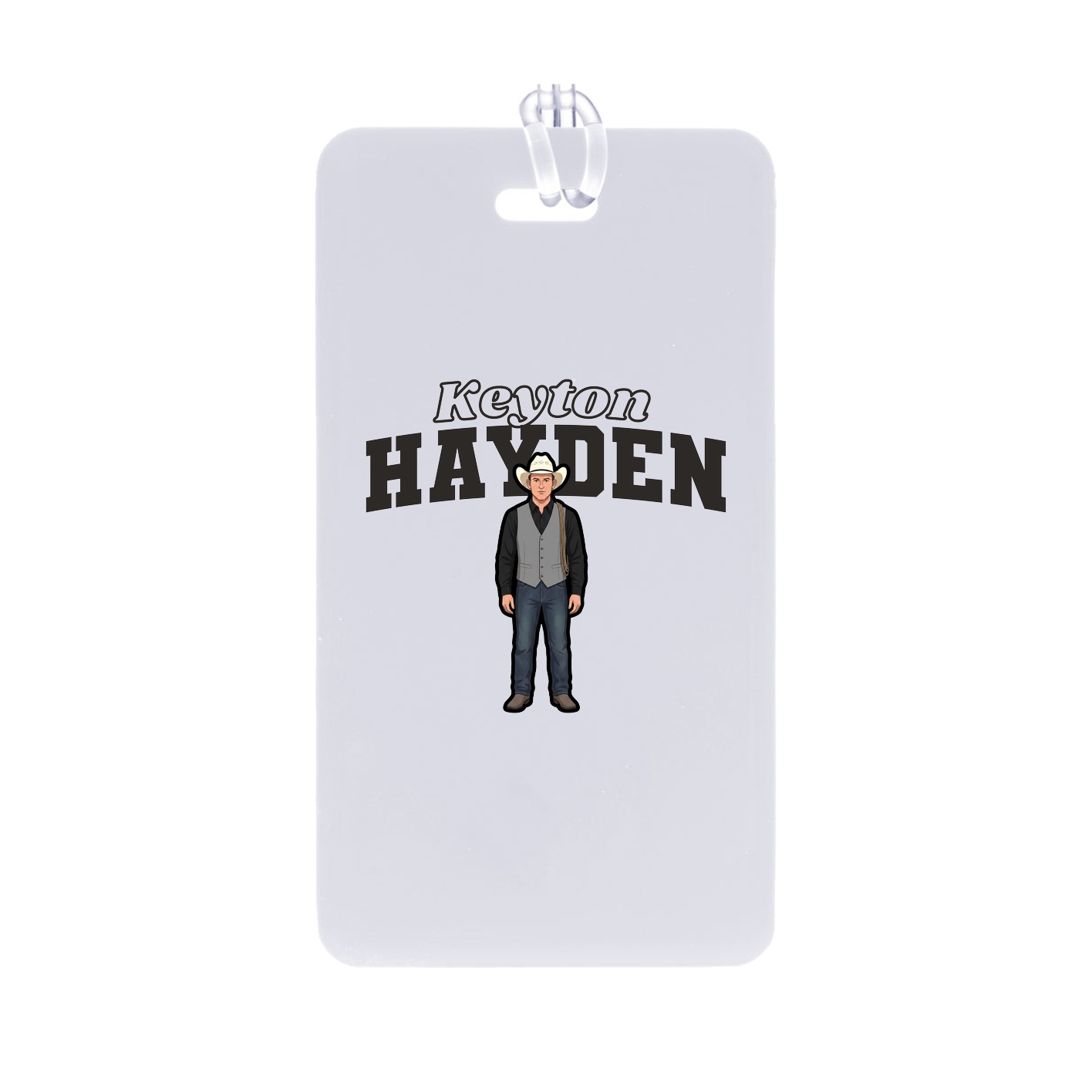 Bag Tag — Name Arch in Classic
