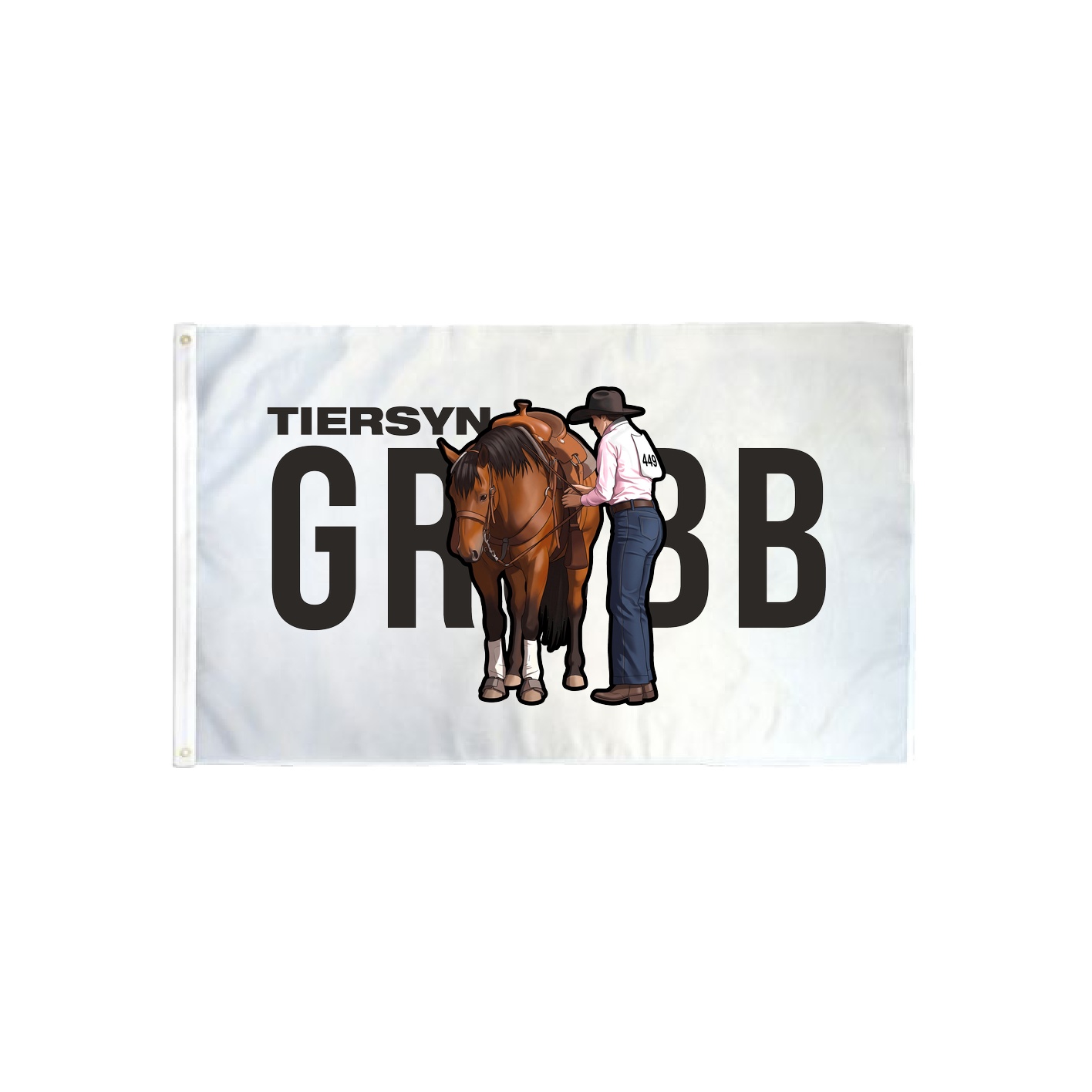 3x5 Flag — Player Name in Classic