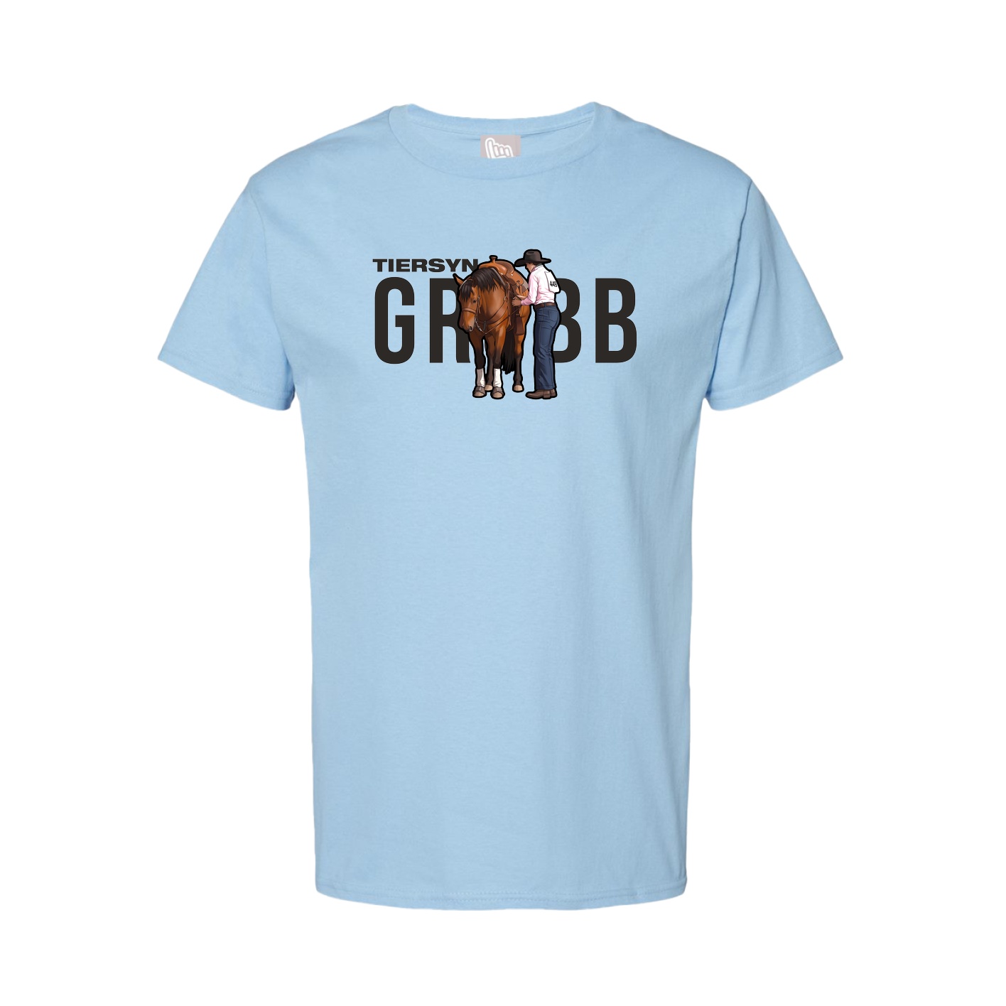 Tee — Player Name in Light Blue
