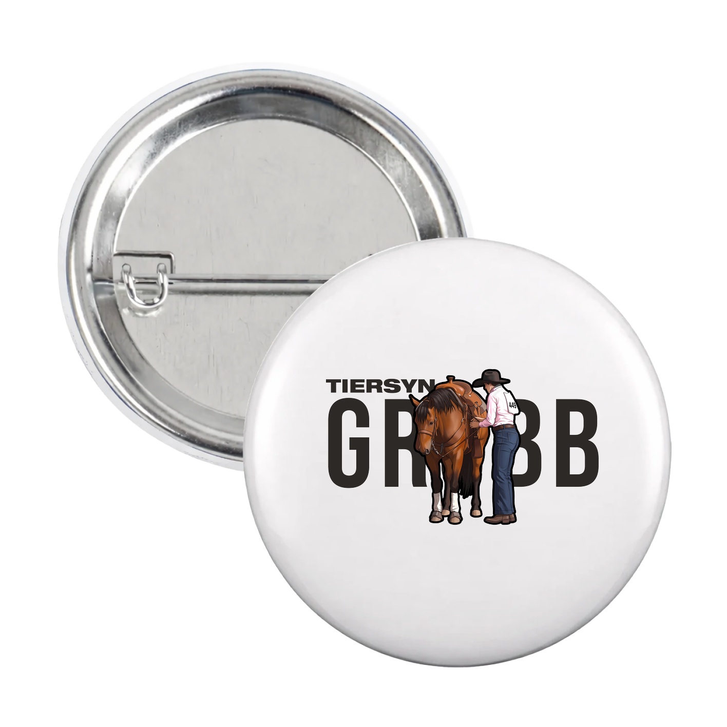 Game Day Button — Player Name in White