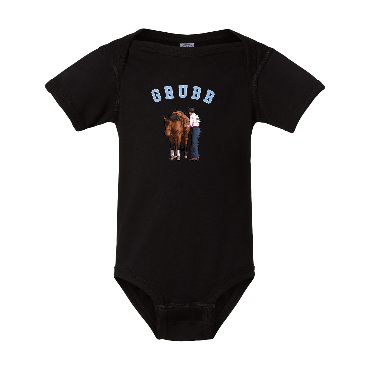 Baby Onesie — Shirsey Arch in Black