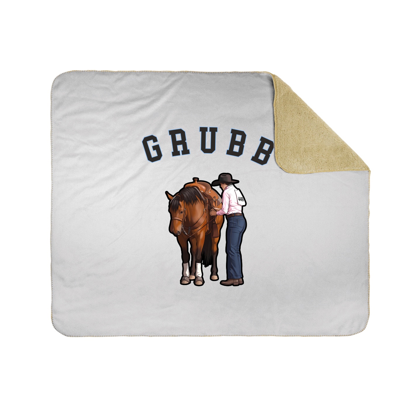 Throw Blanket — Shirsey Arch in White