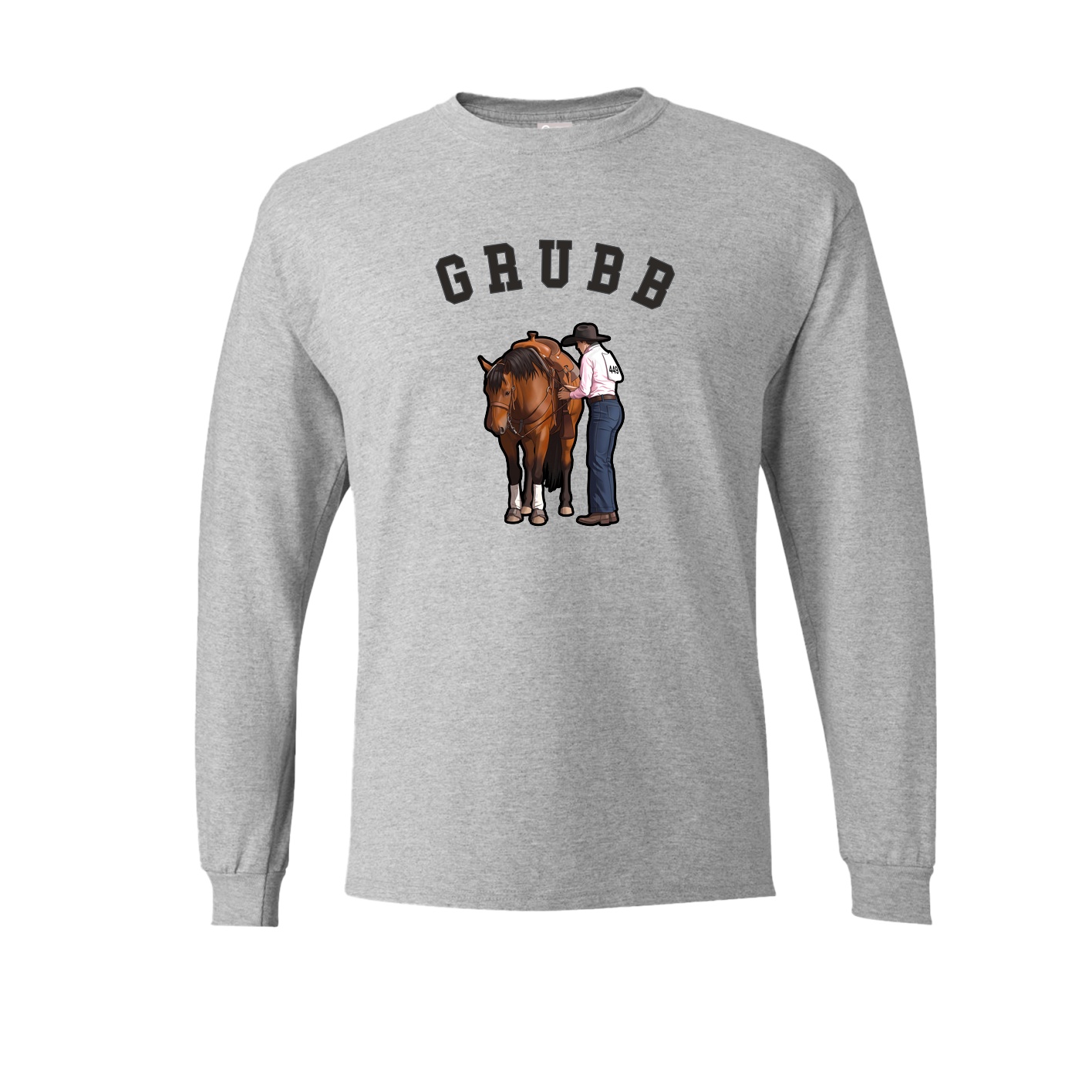 Long Sleeve Tee — Shirsey Arch in Grey