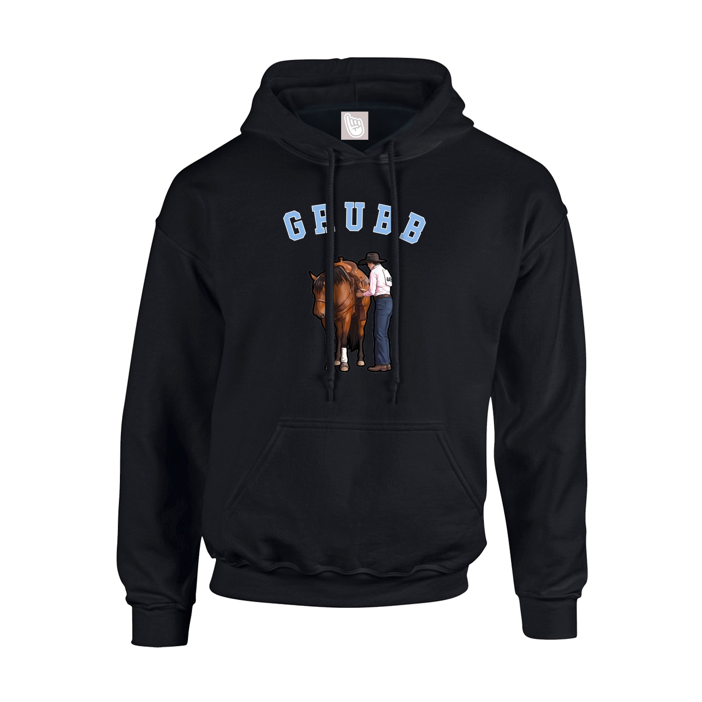 Youth Hoodie — Shirsey Arch in Black