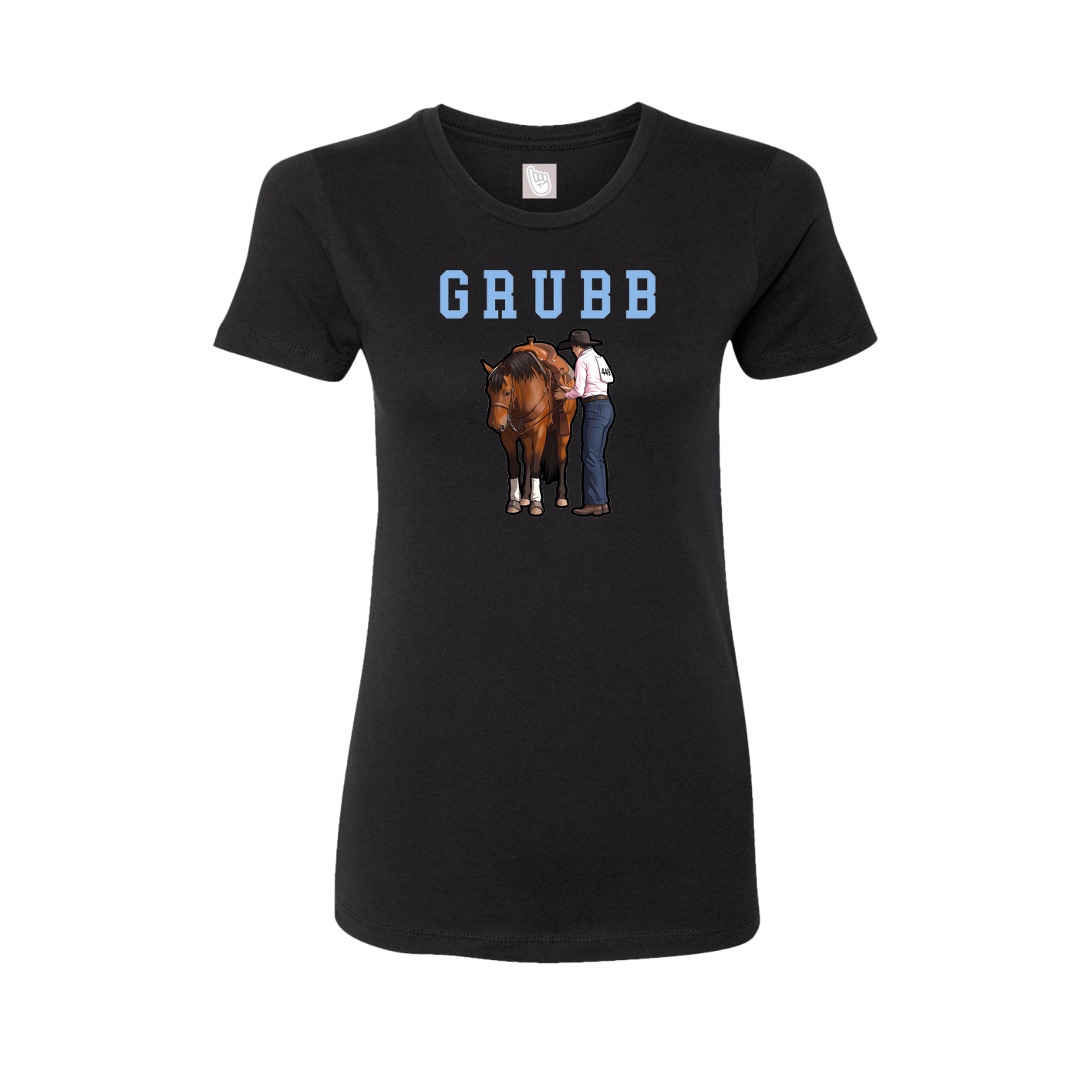 Fitted Women's Tee — Shirsey in Black