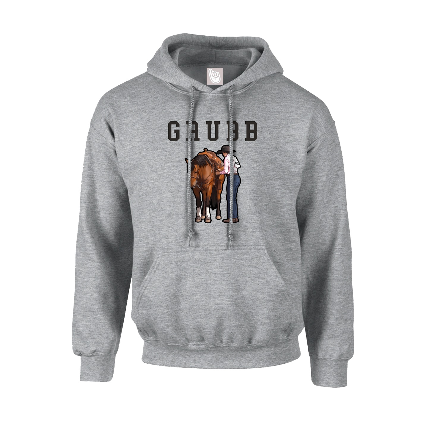 Hoodie — Shirsey in Grey