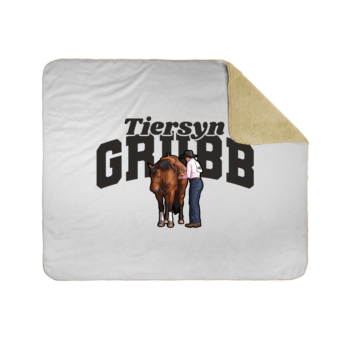 Throw Blanket — Signature Arch in White