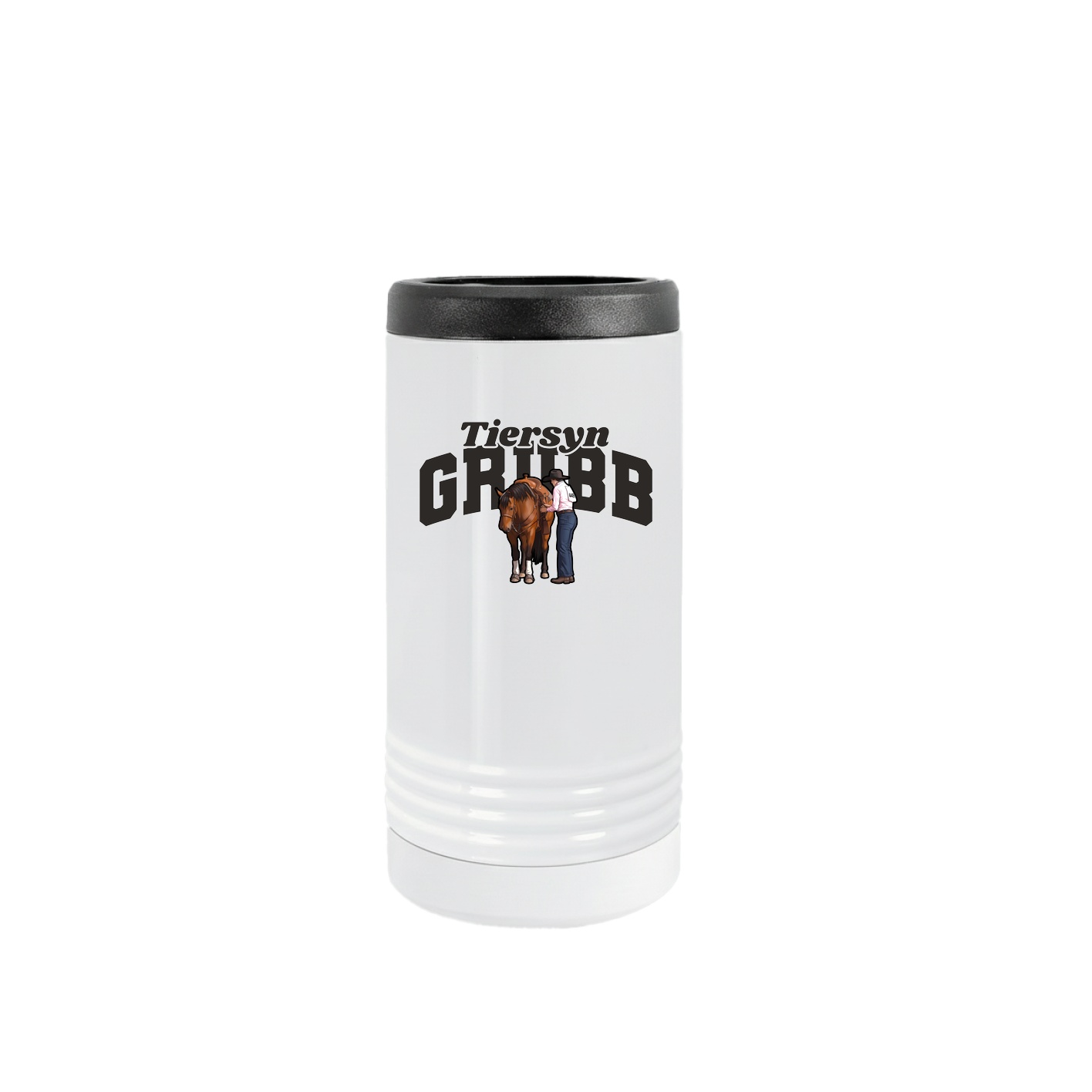 Slim Beverage Holder — Signature Arch in White