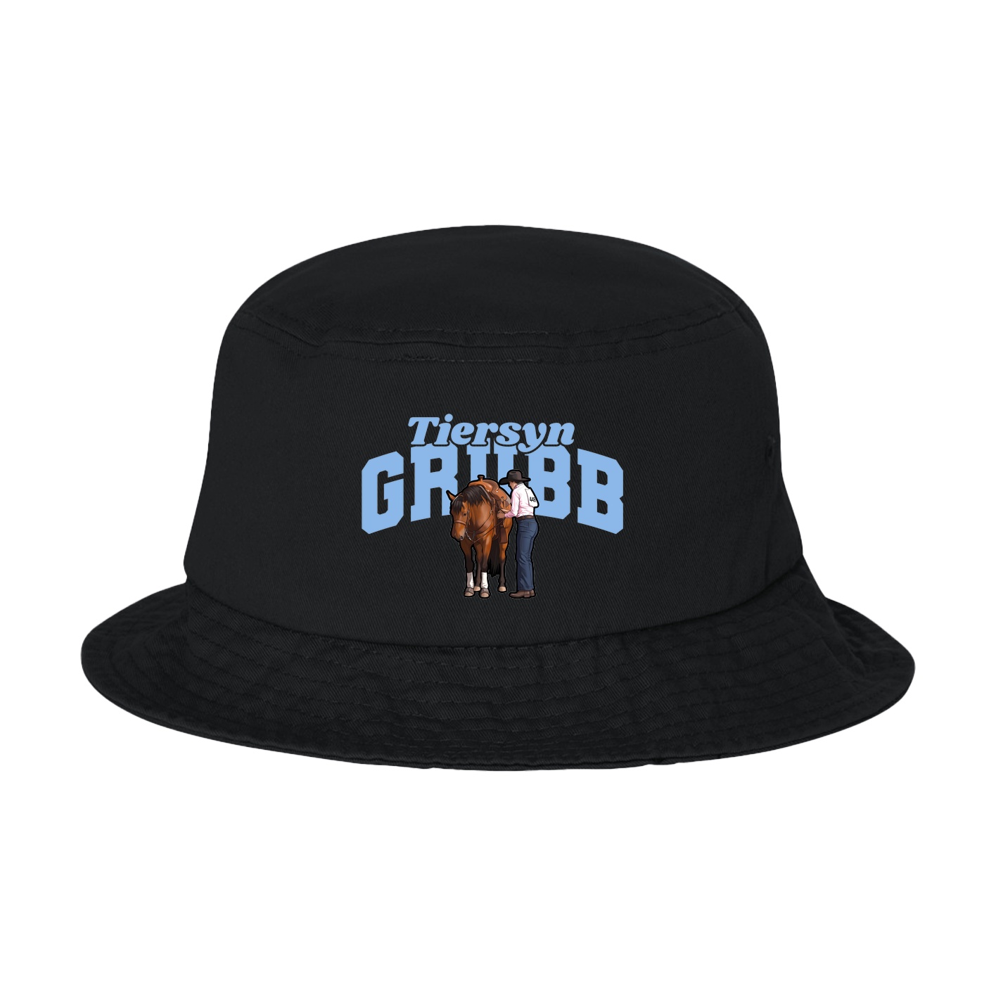 Bucket Cap — Signature Arch in Black