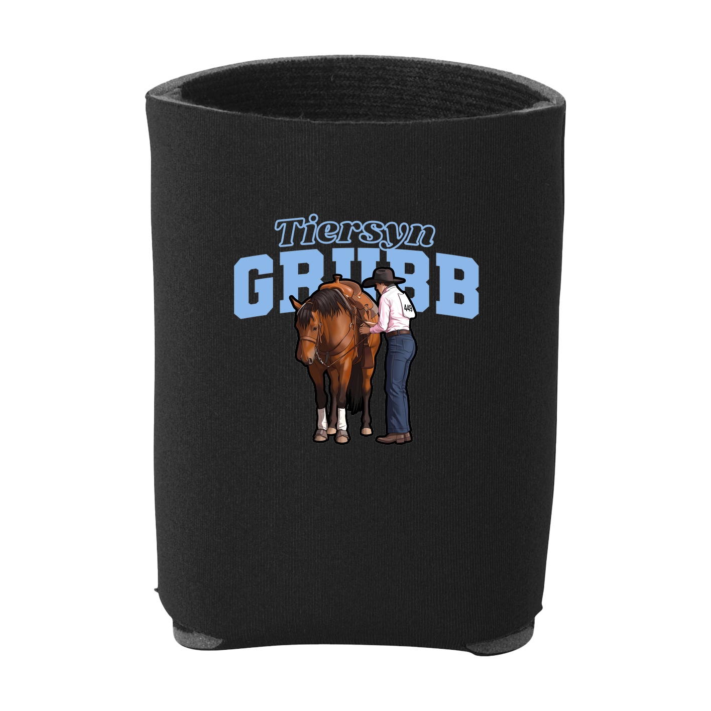 Can Holder — Name Arch in Black