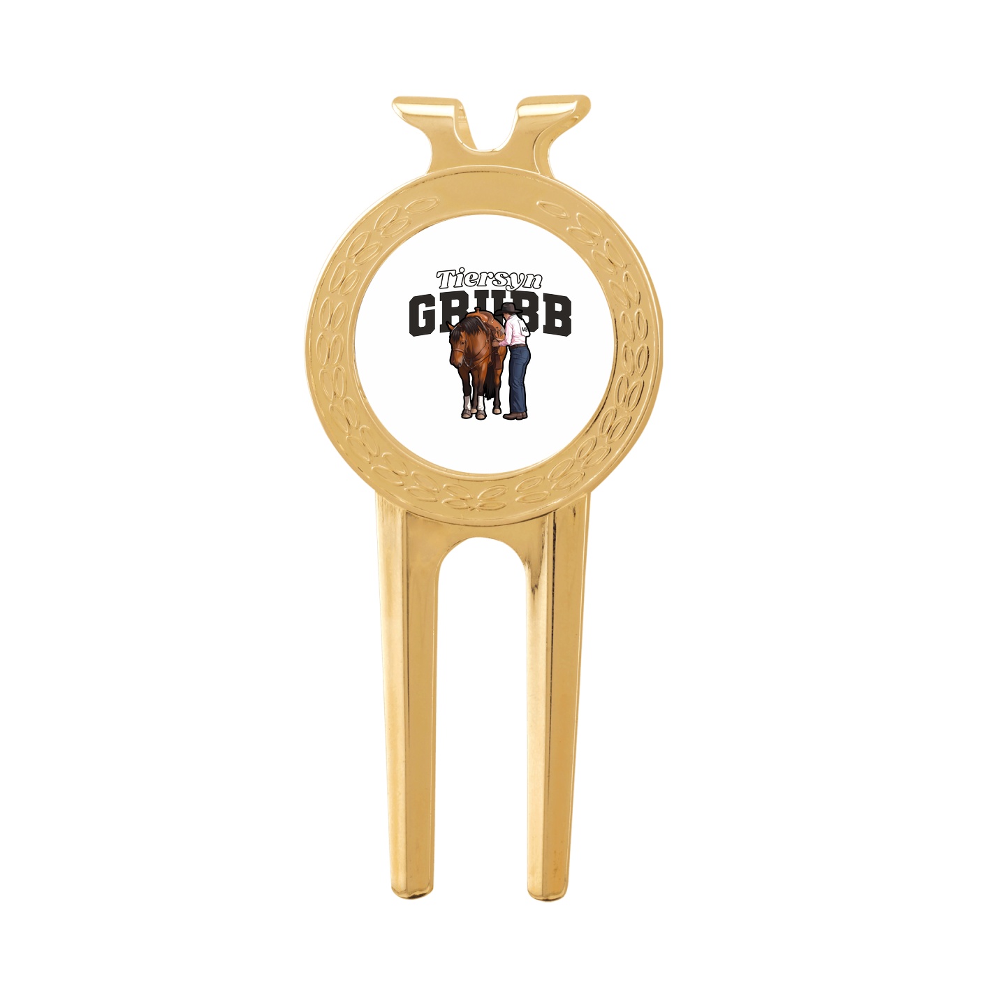 Divot Tool with Ball Marker — Name Arch in Classic