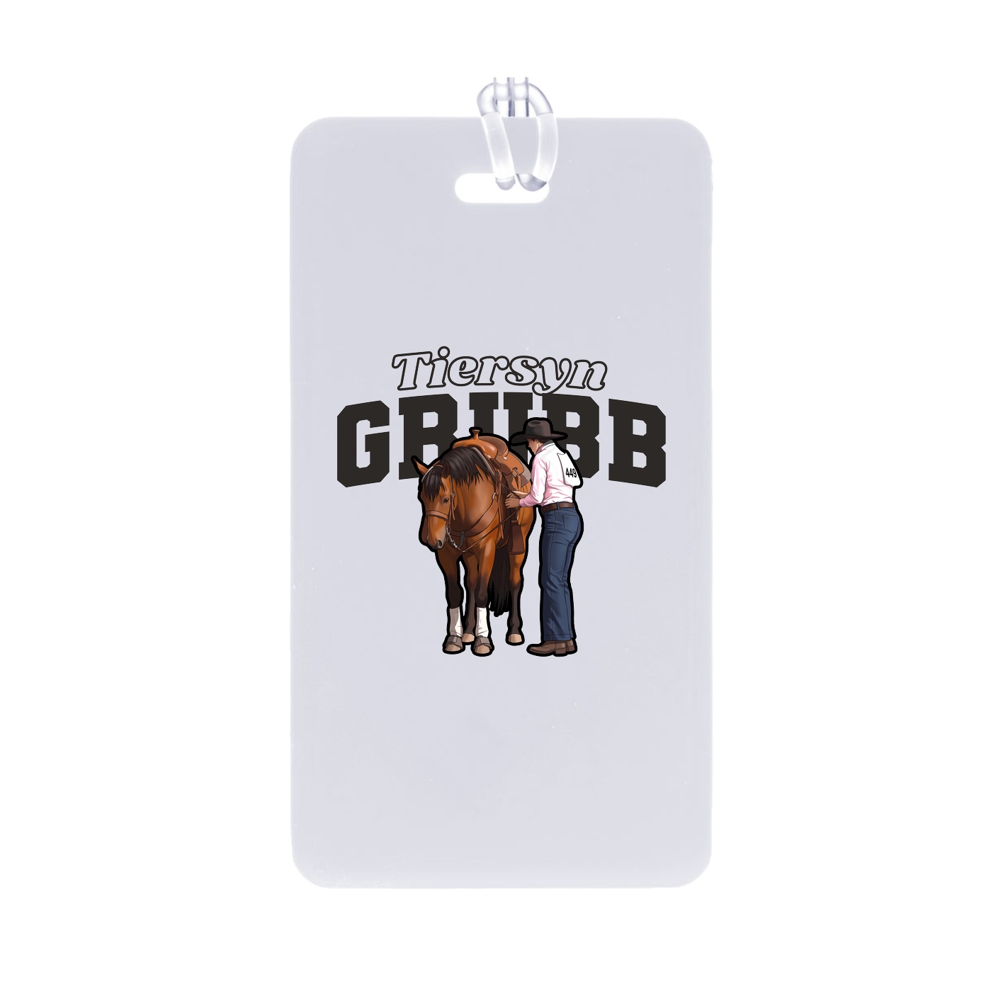 Bag Tag — Name Arch in Classic