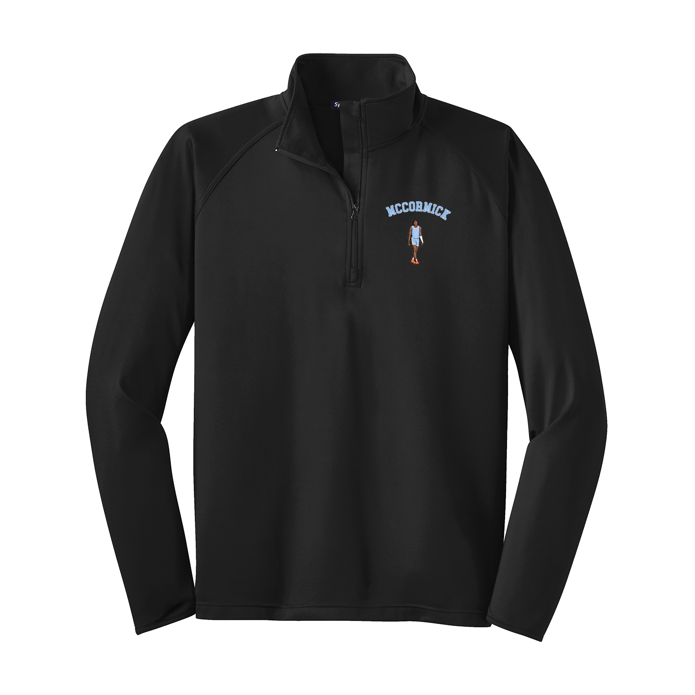 Q-Zip Pullover — Shirsey Arch in Black