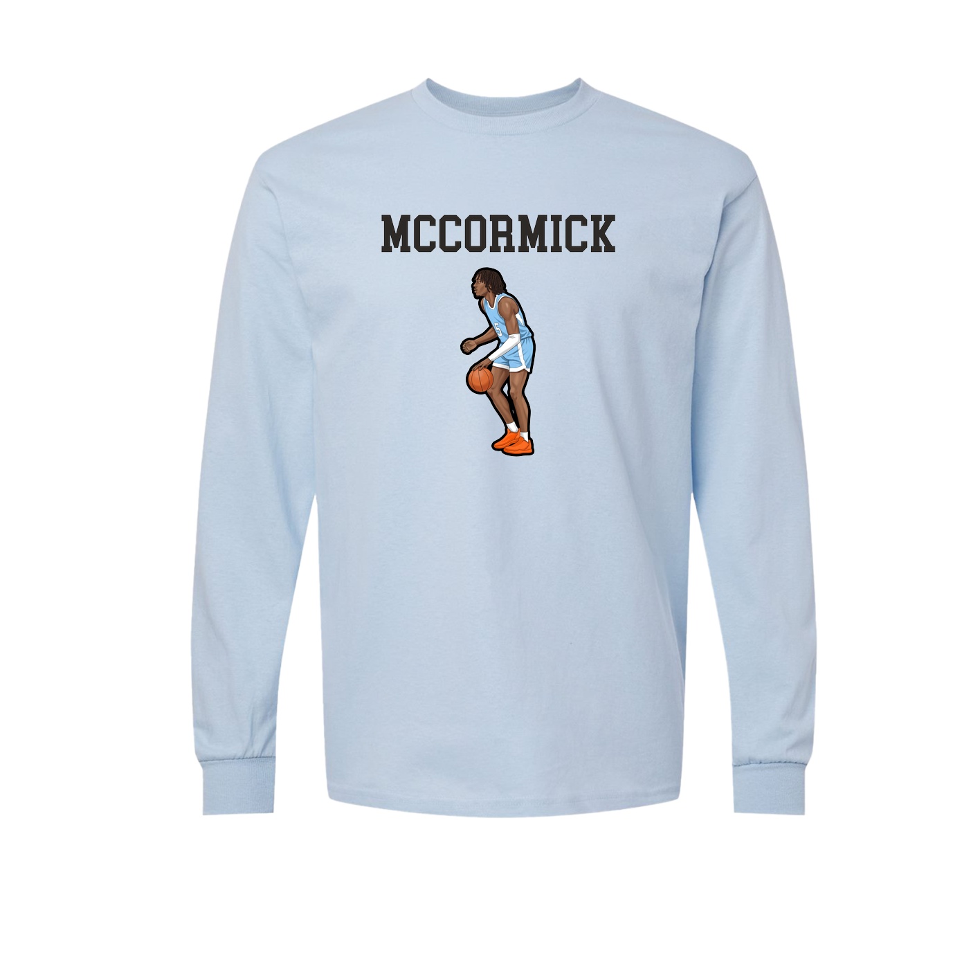 Long Sleeve Tee — Shirsey in Light Blue