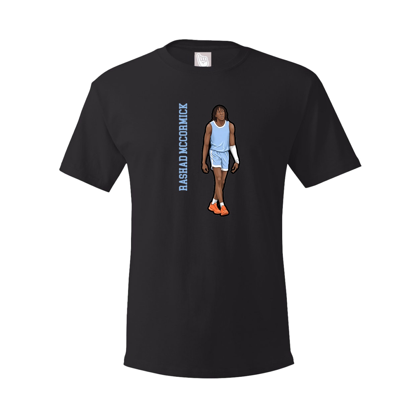 Tee — Name Vertical in Black