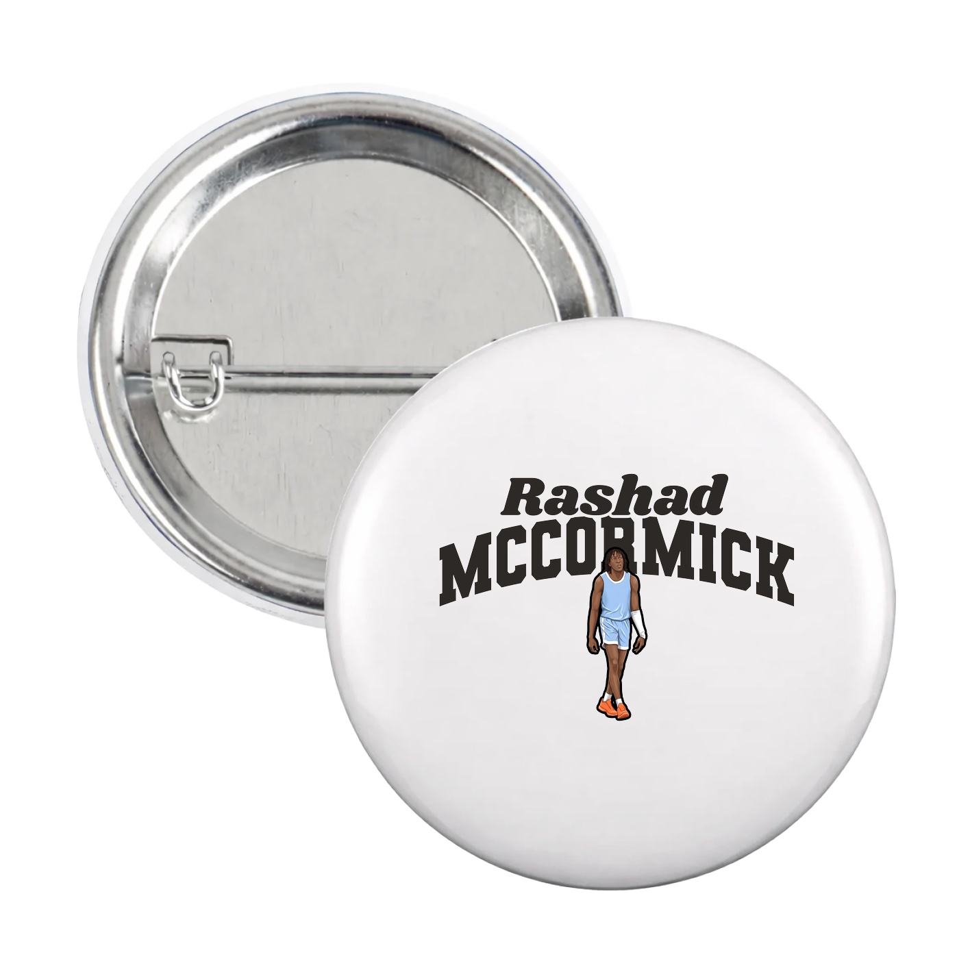 Game Day Button — Signature Arch in White