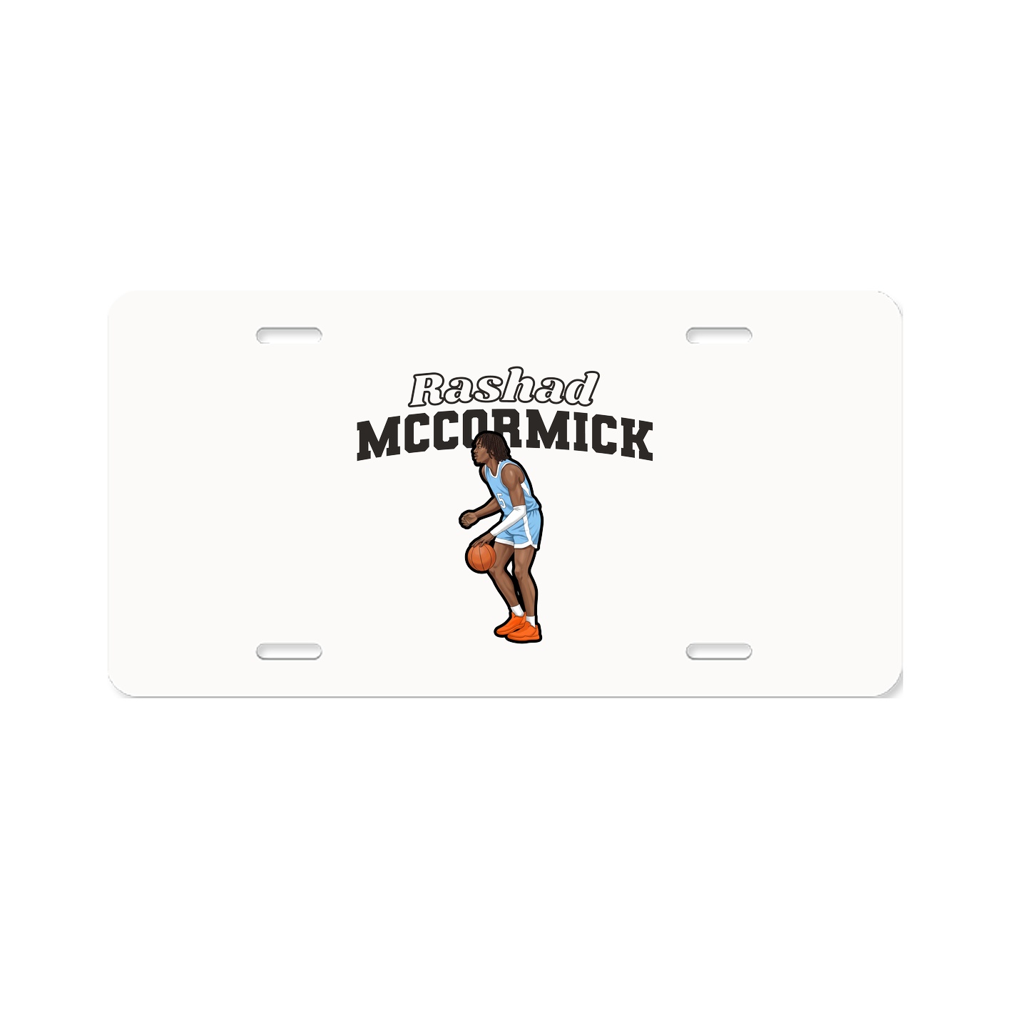 License Plate — Name Arch in Classic