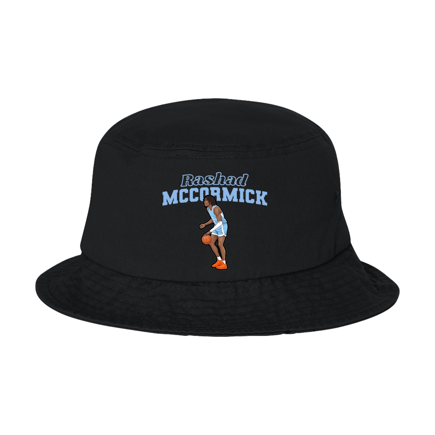 Bucket Cap — Name Arch in Black