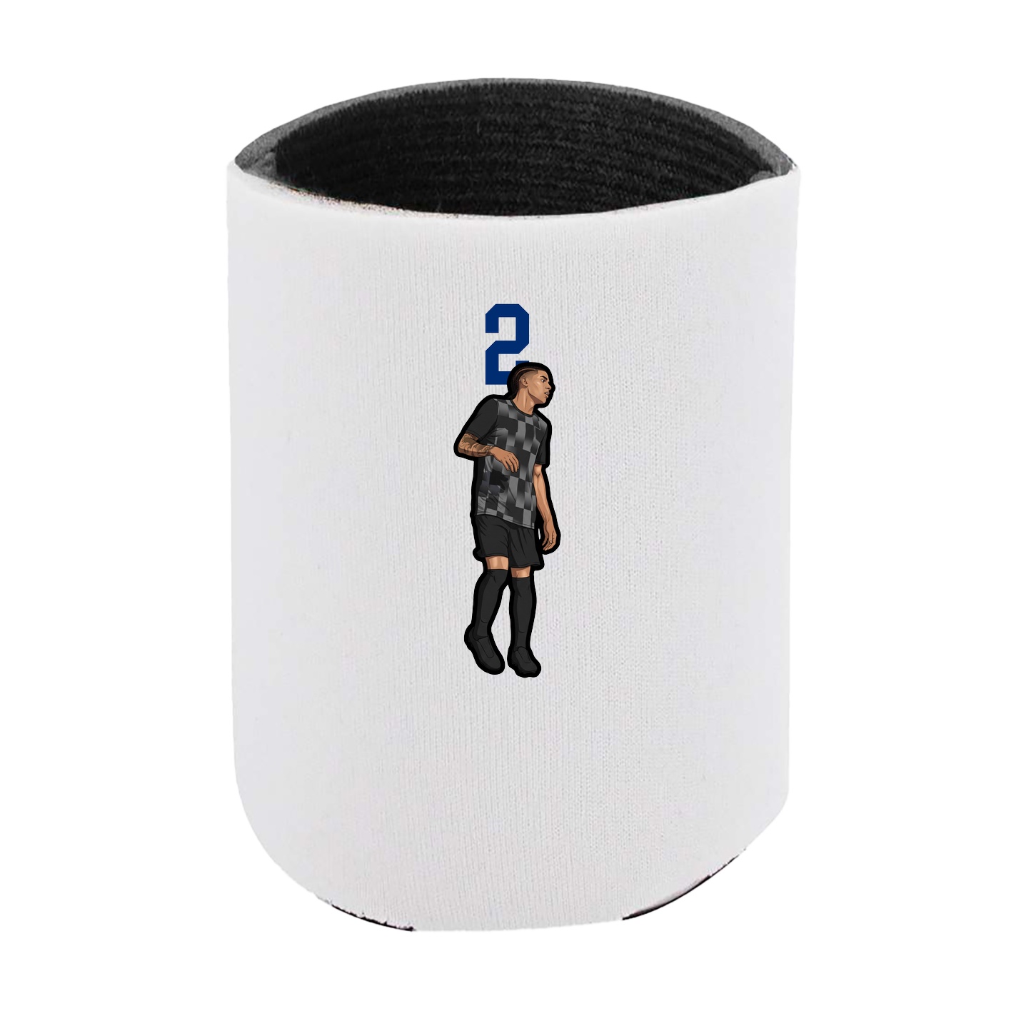 Can Holder — Number Top in White