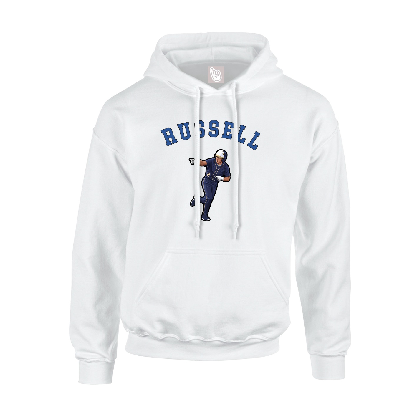 Youth Hoodie — Shirsey Arch in White