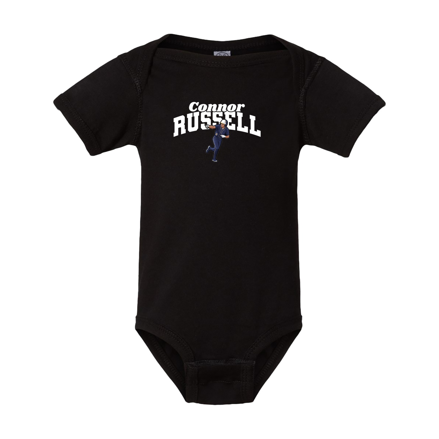 Baby Onesie — Signature Arch in Black