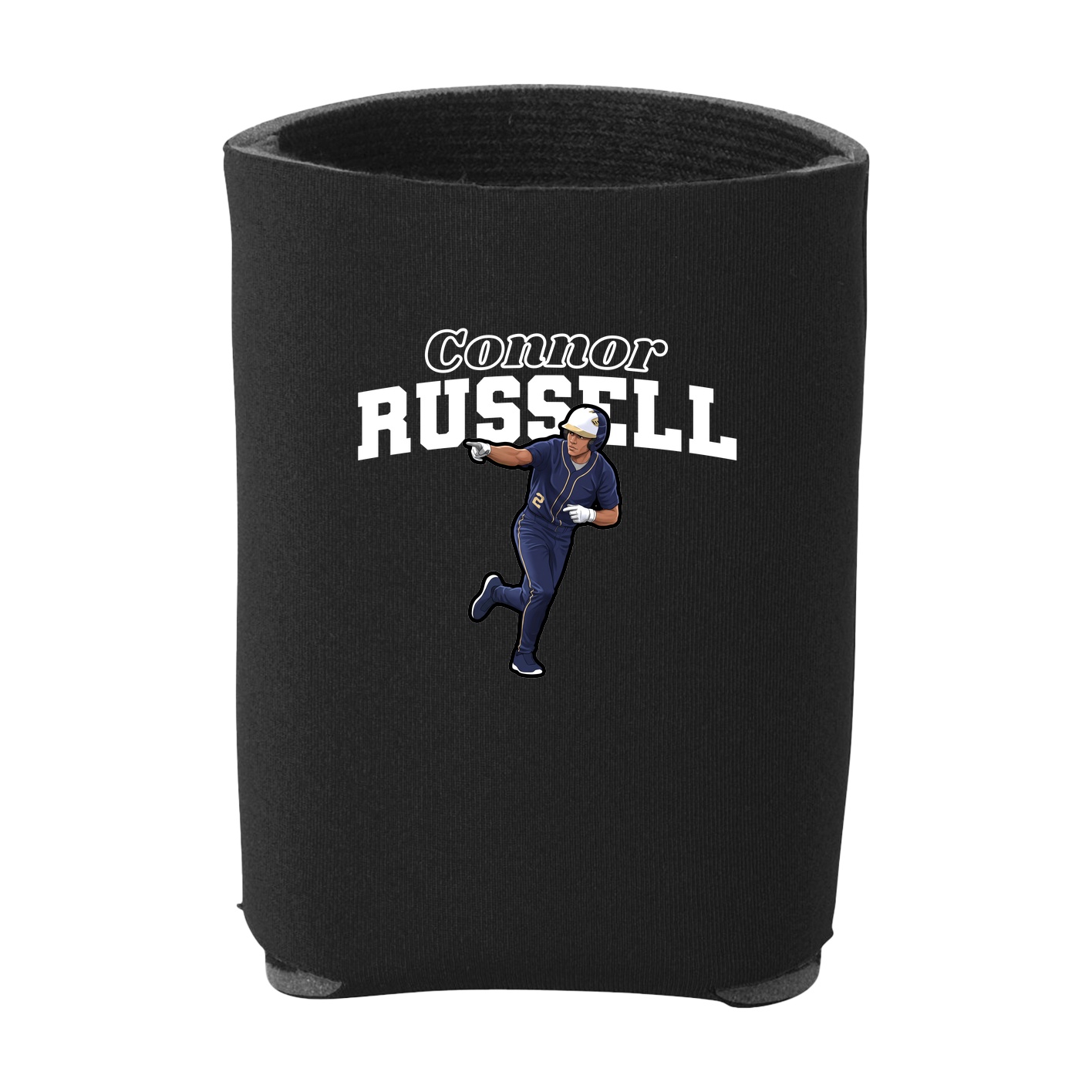 Can Holder — Name Arch in Black