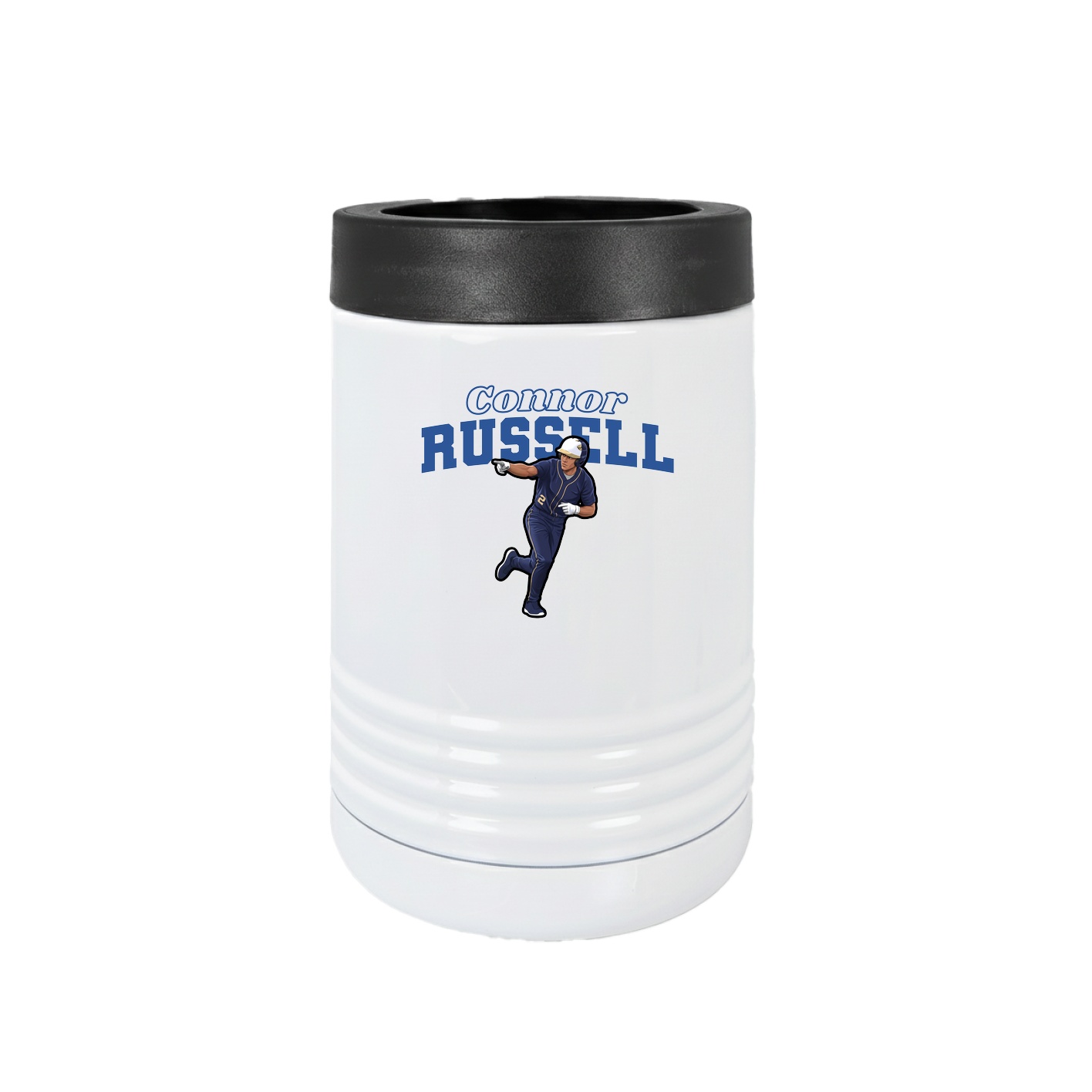 Beverage Holder — Name Arch in White