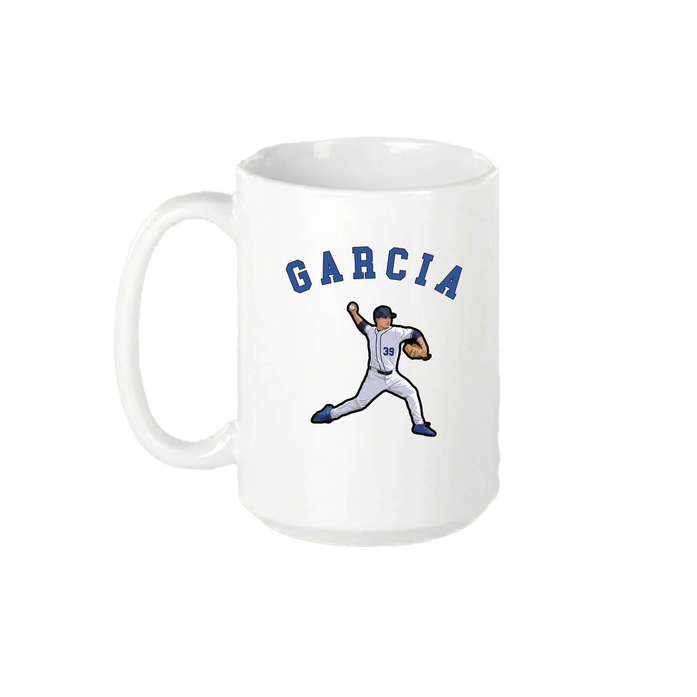 15oz Coffee Mug — Shirsey Arch in White