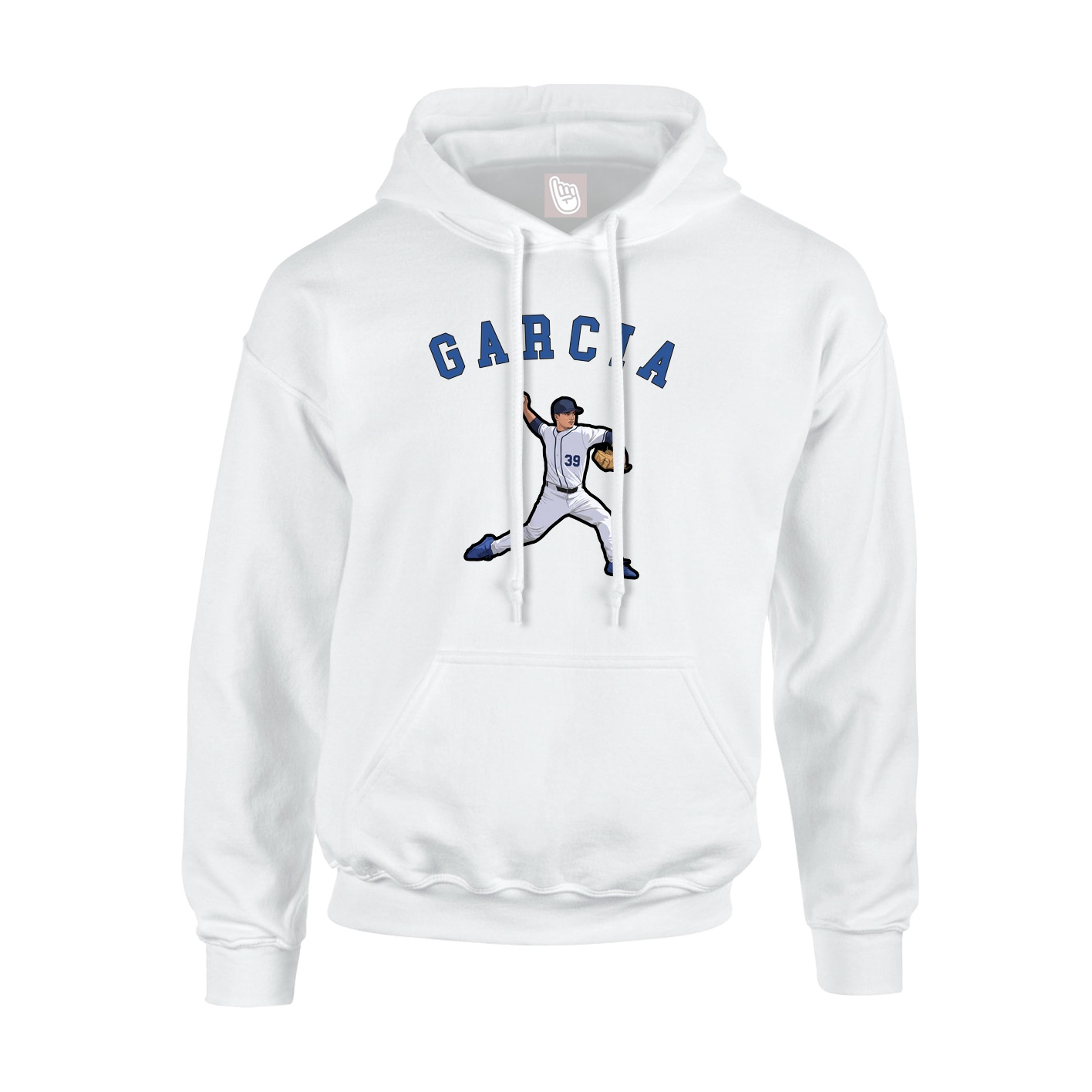 Youth Hoodie — Shirsey Arch in White