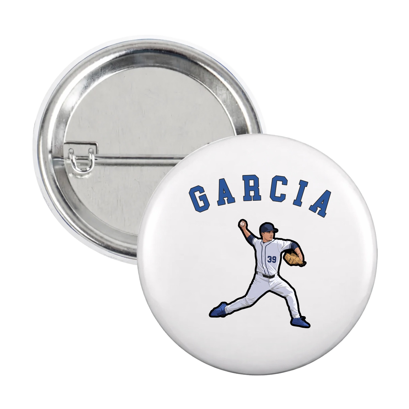 Game Day Button — Shirsey Arch in White