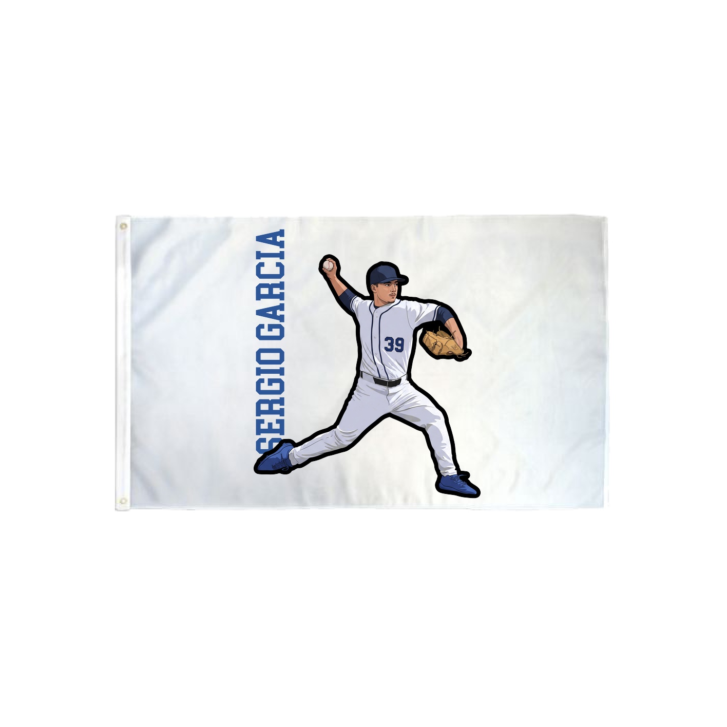 3x5 Flag — Name Vertical in Classic