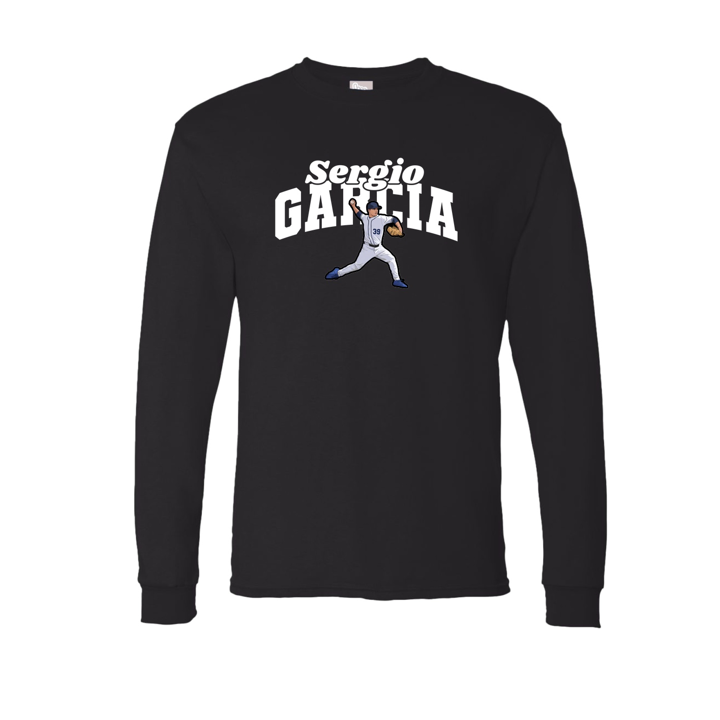 Long Sleeve Tee — Signature Arch in Black