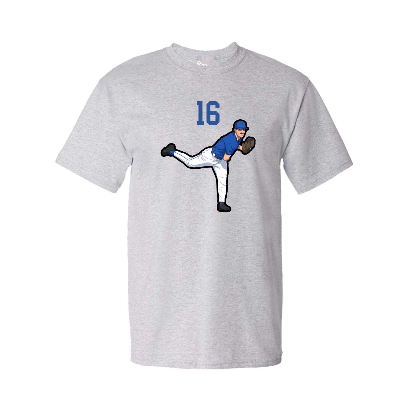 Youth Tee — Number Top in Grey