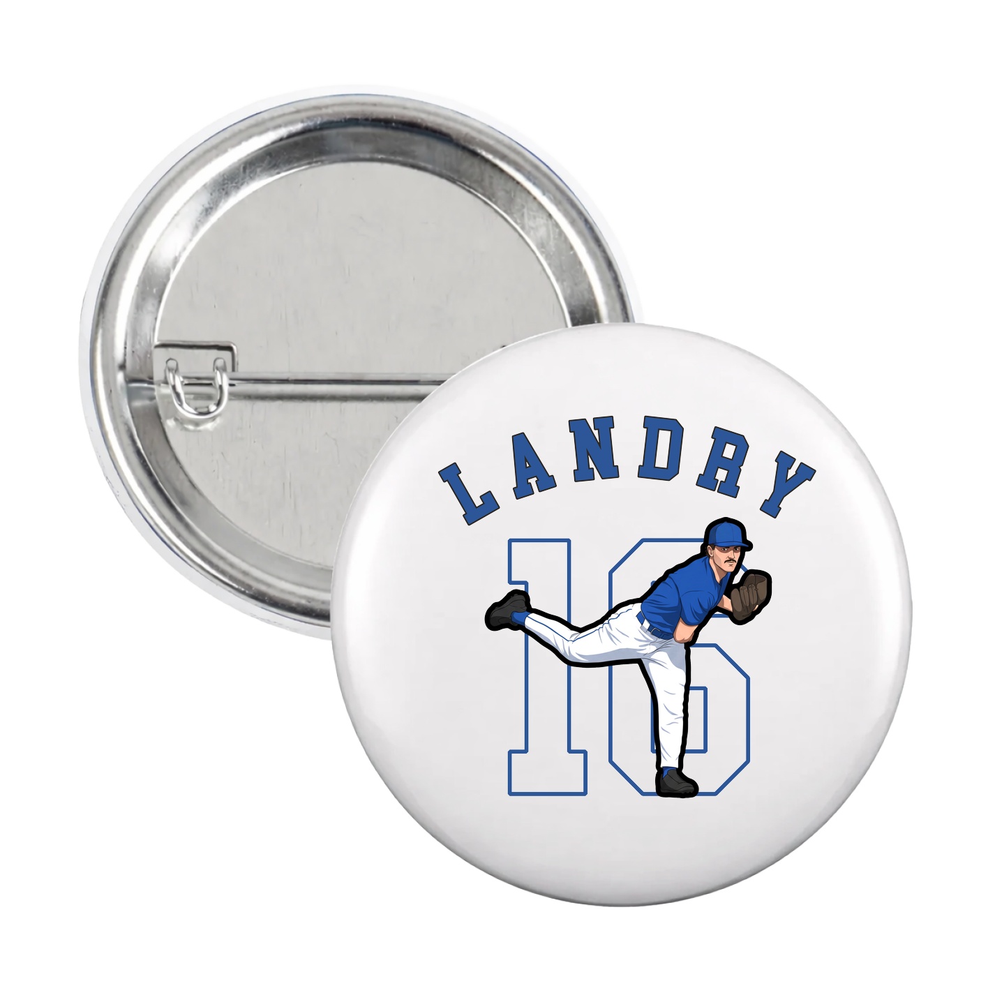 Game Day Button — Shirsey Arch in White