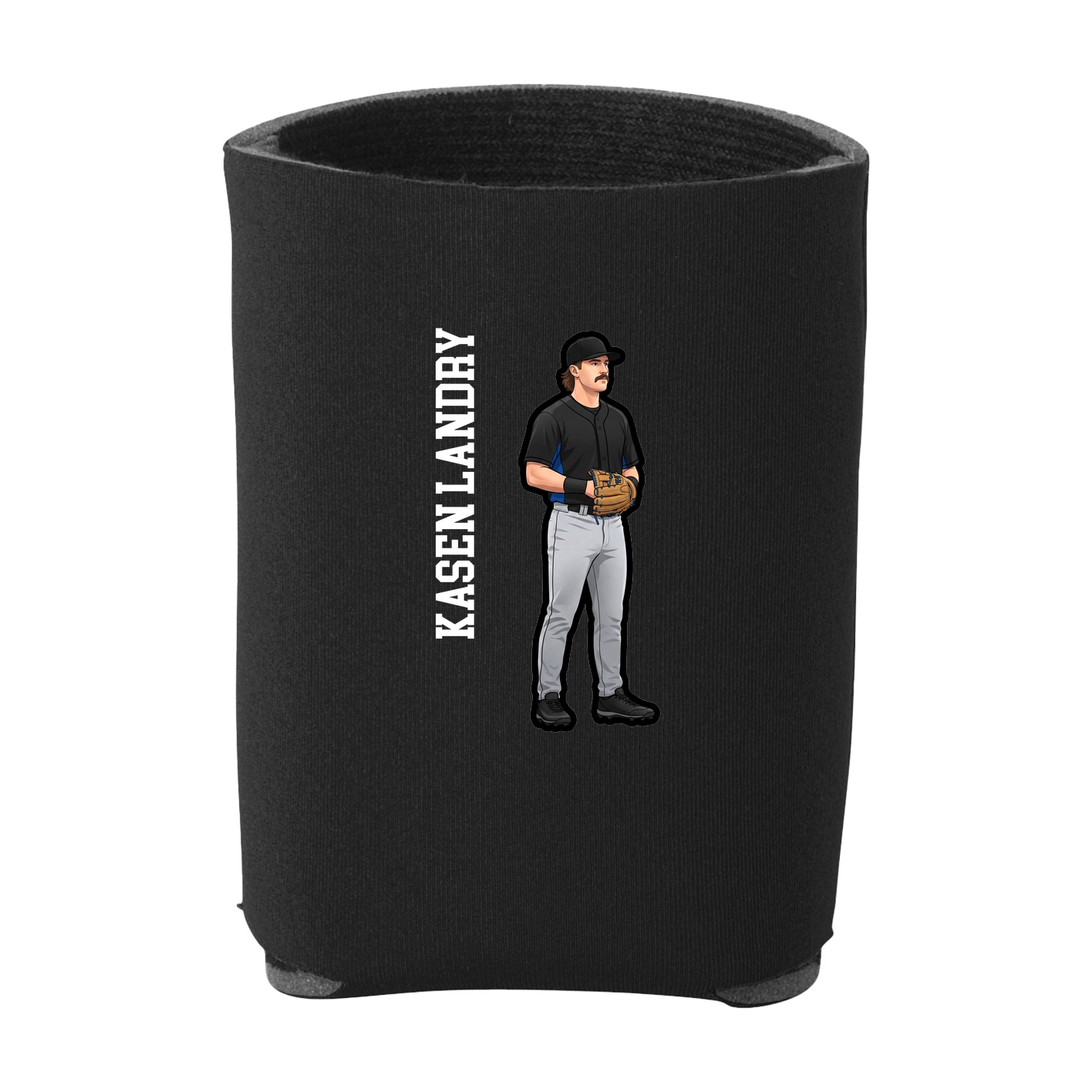 Can Holder — Name Vertical in Black