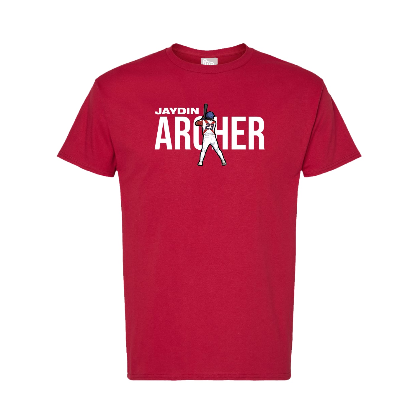 Tee — Player Name in Crimson